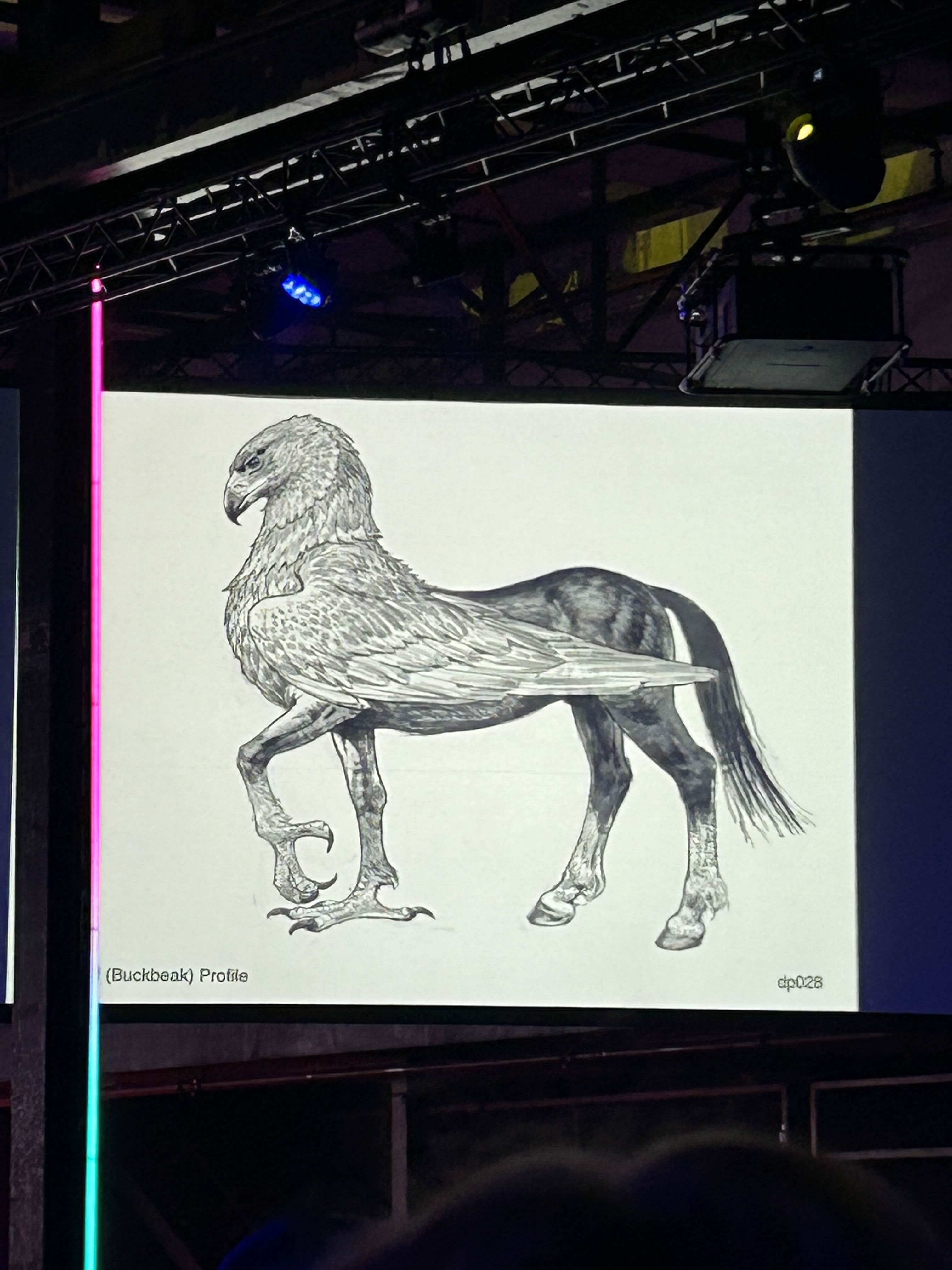 The talk from the concept artist's works